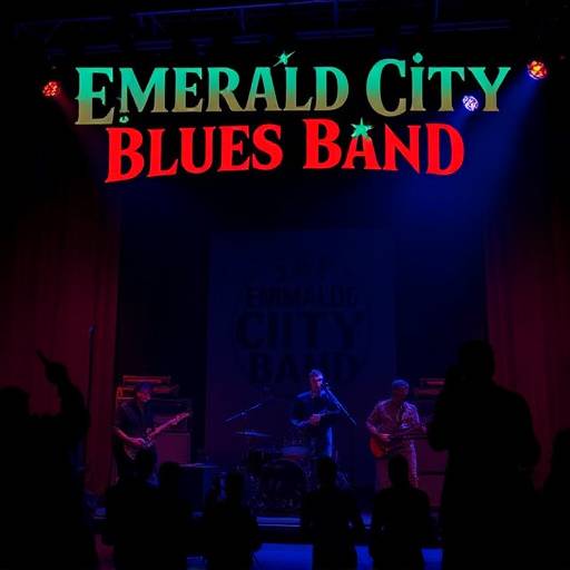 Album cover for 'Crimson Tides' by The Emerald City Blues Band