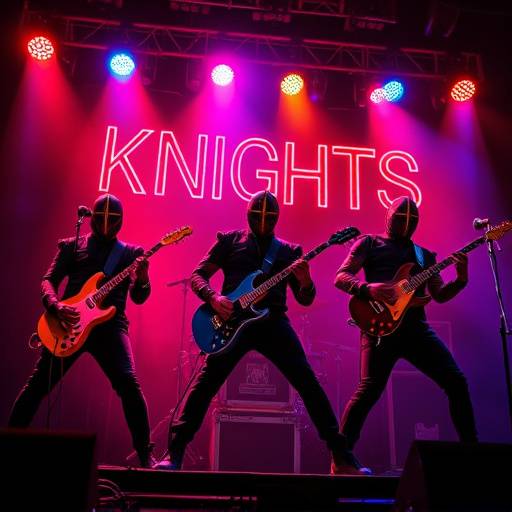 Image of The Neon Knights, an electrifying rock band