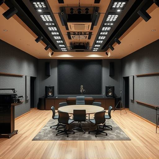 Photo of Aurora Sound Studios' spacious control room